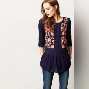 Anthropologie Floreat Luana Top, Size 0